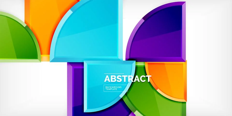 Triangle circles background. Vector Illustration For Wallpaper, Banner イラスト素材