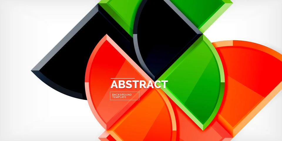 Triangle circles background. Vector Illustration For Wallpaper, Banner Illustrazione stock