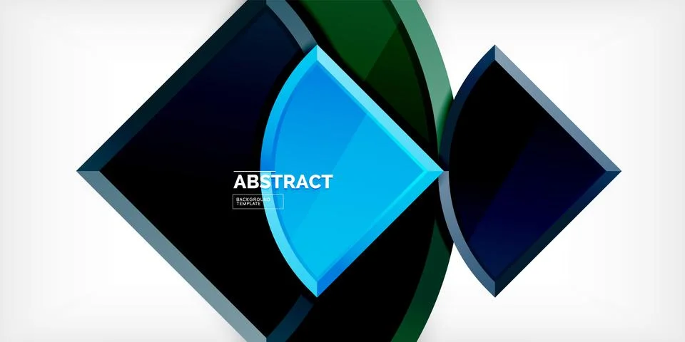 Triangle circles background. Vector Illustration For Wallpaper, Banner Stock Illustration