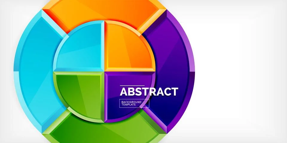 Triangle circles background. Vector Illustration For Wallpaper, Banner Stock Illustration