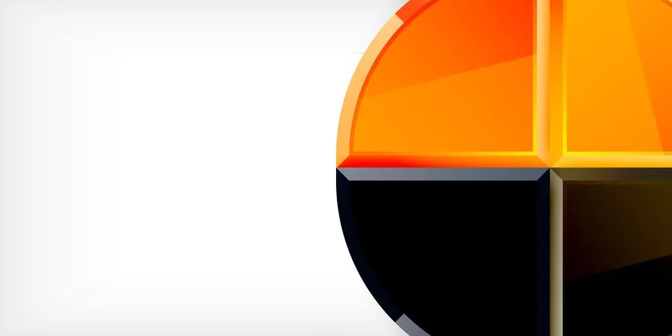 Triangle circles background. Vector Illustration For Wallpaper, Banner イラスト素材