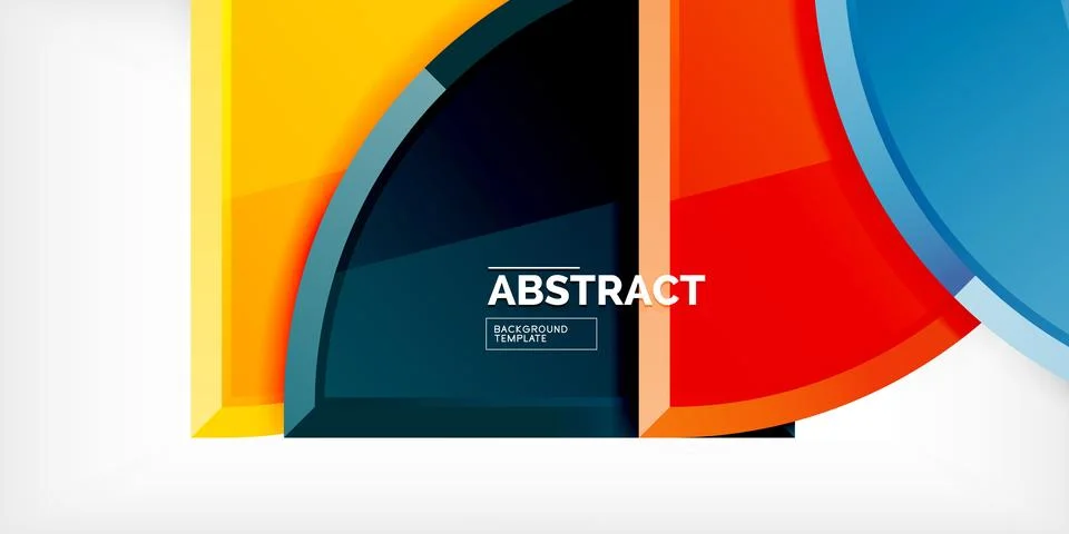 Triangle circles background. Vector Illustration For Wallpaper, Banner 스톡 일러스트