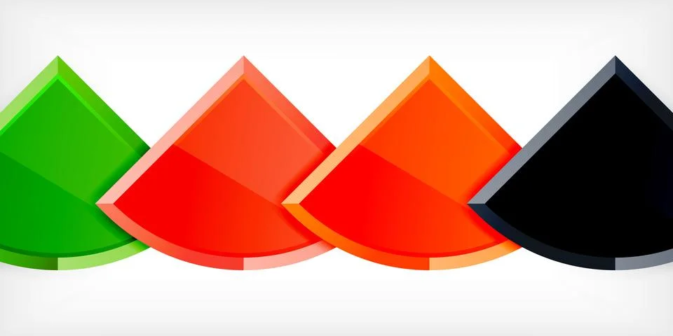 Triangle circles background. Vector Illustration For Wallpaper, Banner イラスト素材