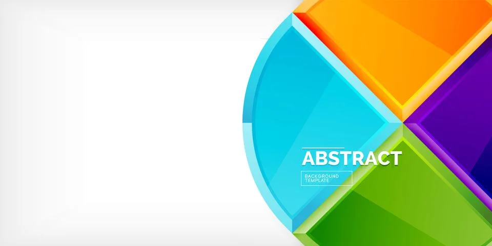 Triangle circles background. Vector Illustration For Wallpaper, Banner Stock Illustration