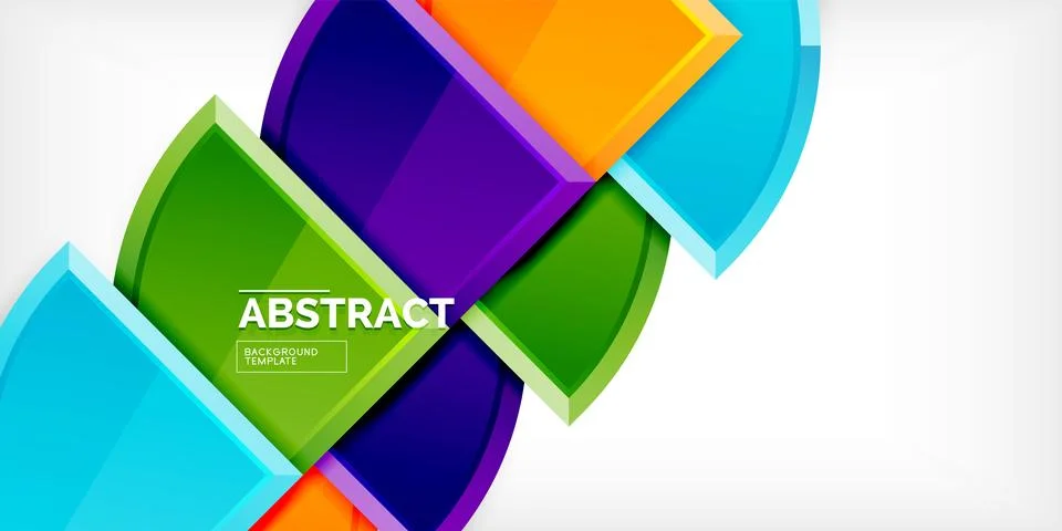 Triangle circles background. Vector Illustration For Wallpaper, Banner Illustrazione stock