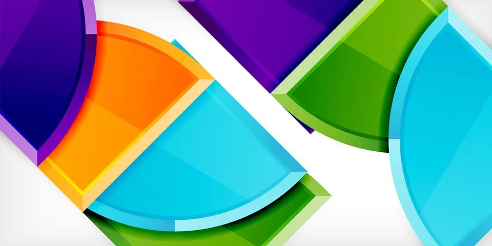 Triangle circles background. Vector Illustration For Wallpaper, Banner 스톡 일러스트