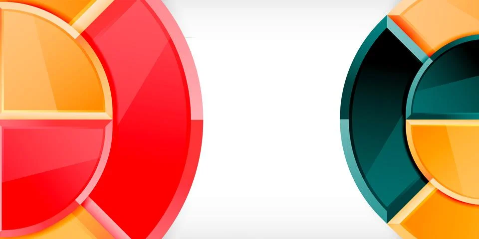 Triangle circles background. Vector Illustration For Wallpaper, Banner Stock Illustration
