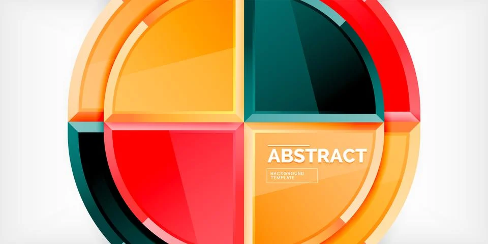Triangle circles background. Vector Illustration For Wallpaper, Banner イラスト素材
