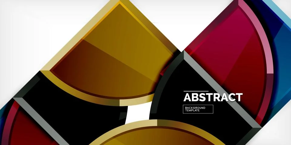 Triangle circles background. Vector Illustration For Wallpaper, Banner Stock Illustration