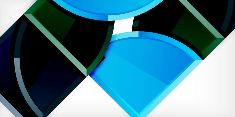 Triangle circles background. Vector Illustration For Wallpaper, Banner 스톡 일러스트