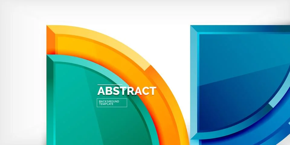 Triangle circles background. Vector Illustration For Wallpaper, Banner イラスト素材