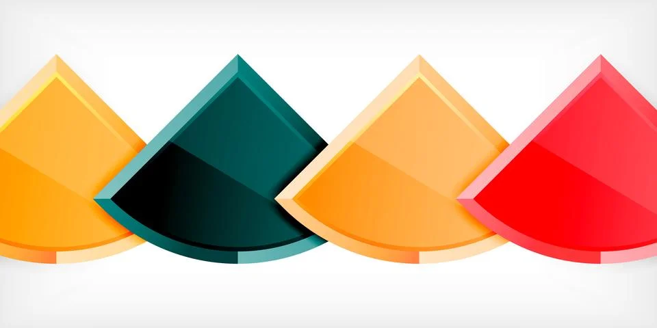 Triangle circles background. Vector Illustration For Wallpaper, Banner 스톡 일러스트