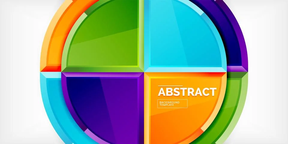 Triangle circles background. Vector Illustration For Wallpaper, Banner イラスト素材