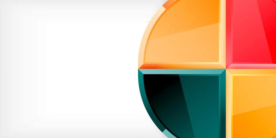Triangle circles background. Vector Illustration For Wallpaper, Banner イラスト素材