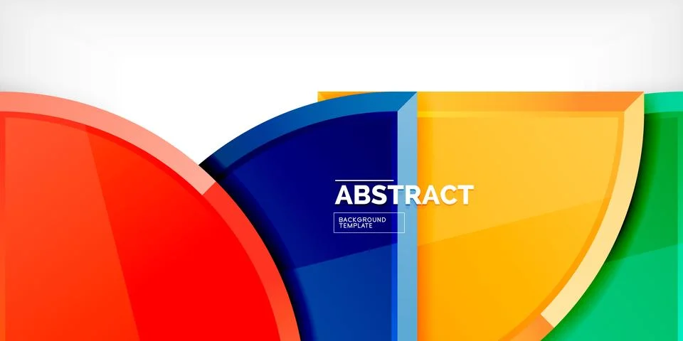 Triangle circles background. Vector Illustration For Wallpaper, Banner Illustrazione stock