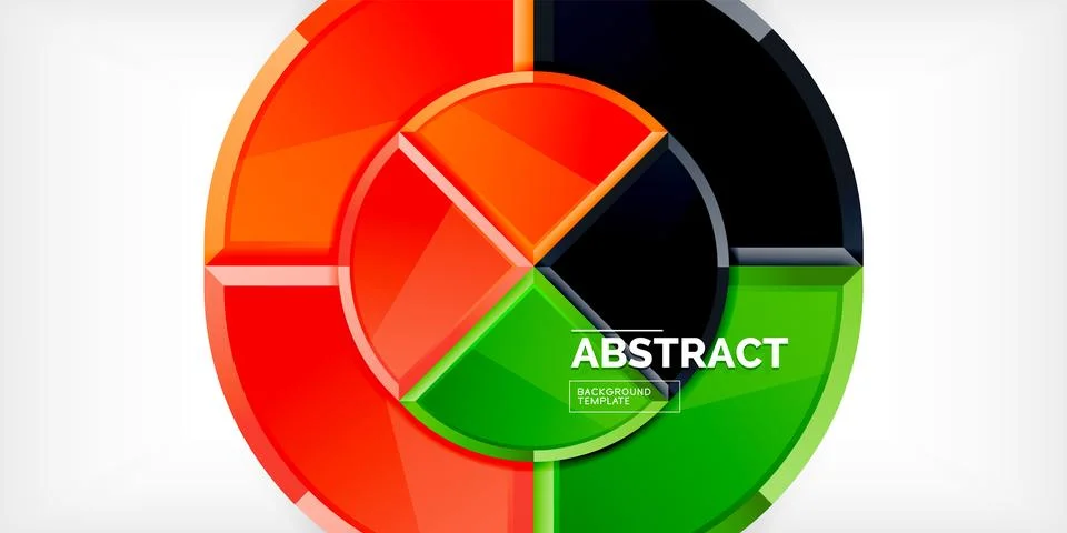 Triangle circles background. Vector Illustration For Wallpaper, Banner 库存插图
