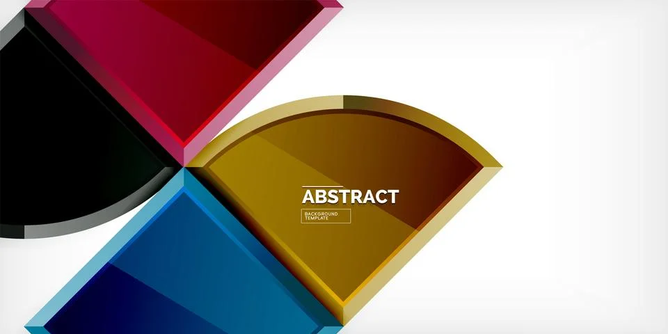 Triangle circles background. Vector Illustration For Wallpaper, Banner Illustrazione stock