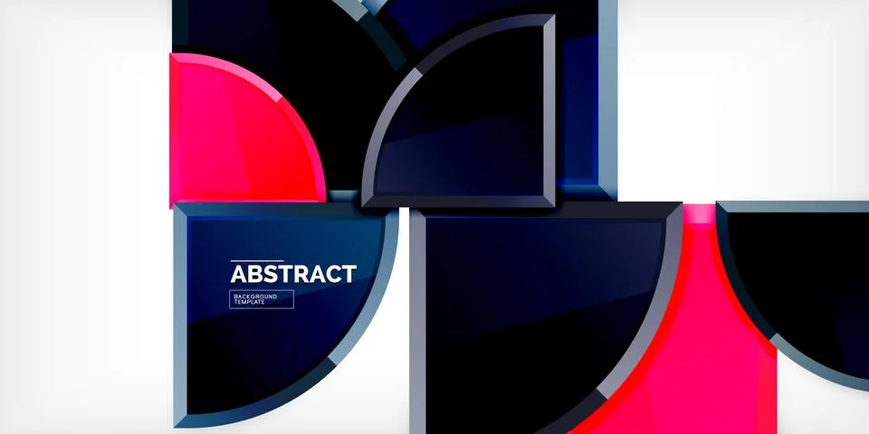 Triangle circles background. Vector Illustration For Wallpaper, Banner 스톡 일러스트