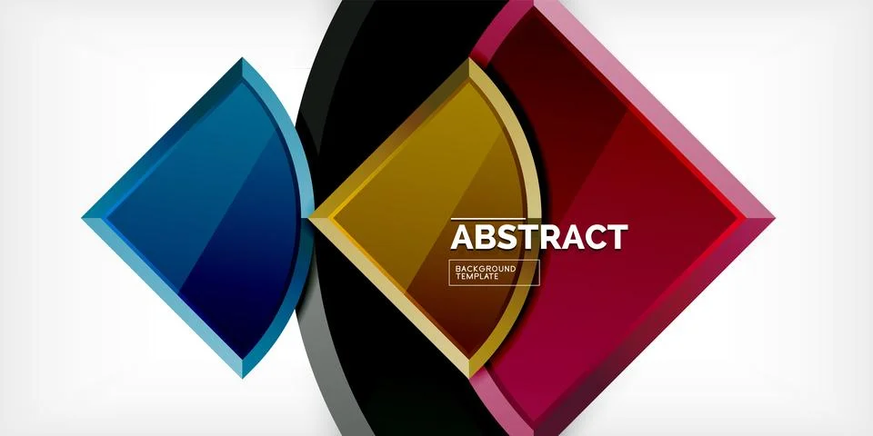 Triangle circles background. Vector Illustration For Wallpaper, Banner 스톡 일러스트