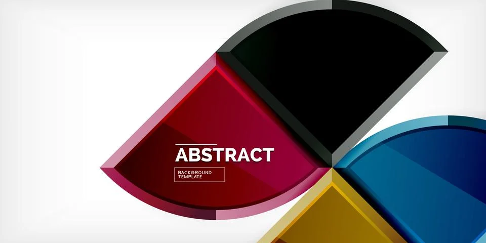 Triangle circles background. Vector Illustration For Wallpaper, Banner 스톡 일러스트