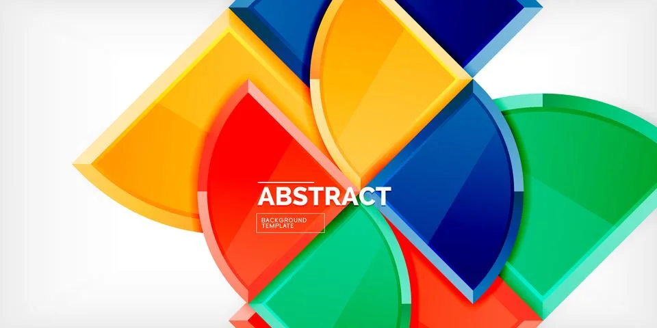 Triangle circles background. Vector Illustration For Wallpaper, Banner 스톡 일러스트