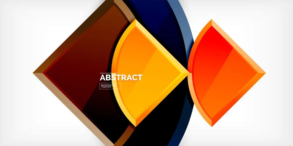 Triangle circles background. Vector Illustration For Wallpaper, Banner Stock Illustration
