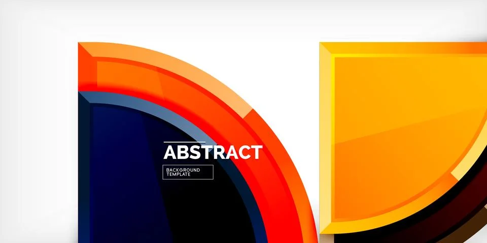 Triangle circles background. Vector Illustration For Wallpaper, Banner Stock-Illustration