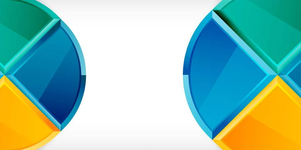 Triangle circles background. Vector Illustration For Wallpaper, Banner イラスト素材