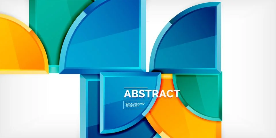 Triangle circles background. Vector Illustration For Wallpaper, Banner, Stock Illustration