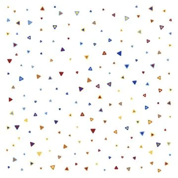 Triangle colorful seamless pattern Stock Illustration