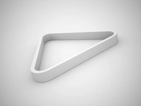 Triangle concept rendered Stock Illustration