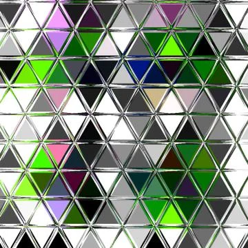 Triangle continuous multicolor background on light background Stockillustratie