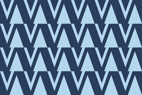 Triangle Design Blue Geometric Pattern Background Illustrazione stock