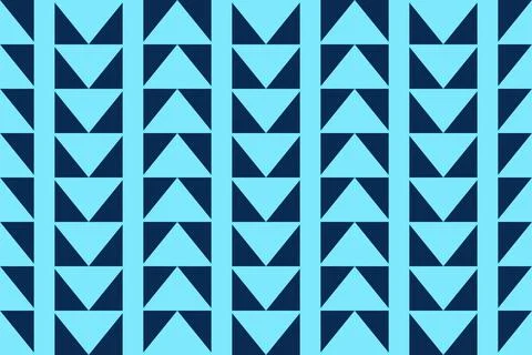 Triangle Design Blue Geometric Pattern Background イラスト素材