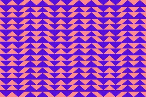 Triangle Design Blue Geometric Pattern Background Stock Illustration