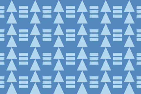 Triangle Design Blue Geometric Pattern Background Stock Illustration