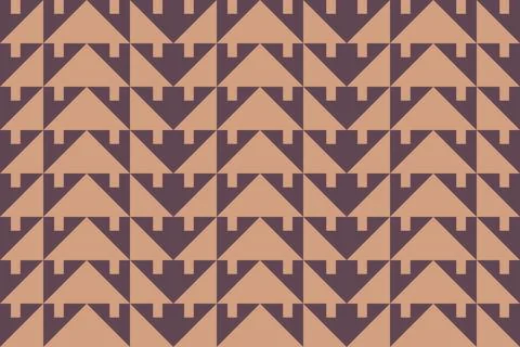 Triangle Design Brown Geometric Pattern Background Ilustração Stock