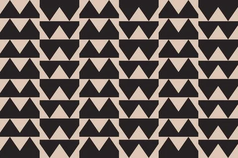 Triangle Design Brown Geometric Pattern Background イラスト素材