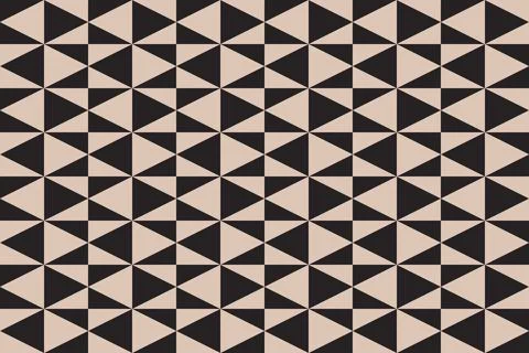 Triangle Design Brown Geometric Pattern Background Stock Illustration