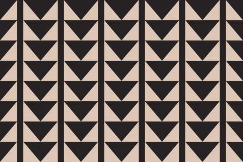 Triangle Design Brown Geometric Pattern Background Illustrazione stock