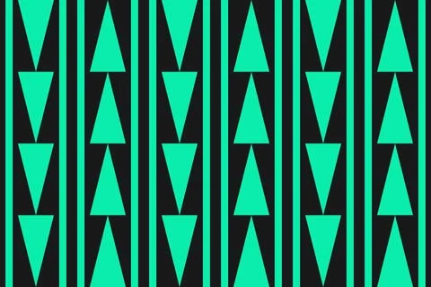 Triangle Design Green Geometric Pattern Background 스톡 일러스트