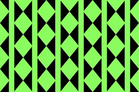 Triangle Design Green Geometric Pattern Background Stock Illustration