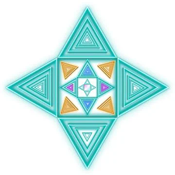 Triangle design. Stock Illustration