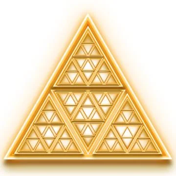 Triangle design. Stock Illustration