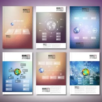 Triangle design infographic vectors. Brochure, flyer or report for business 스톡 일러스트