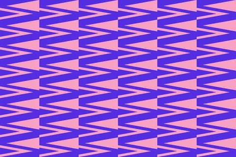 Triangle Design Pink Geometric Pattern Background Stock Illustration