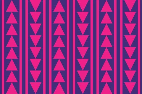 Triangle Design Red Geometric Pattern Background Stock Illustration
