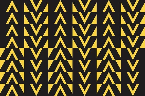 Triangle Design Yellow Geometric Pattern Background イラスト素材