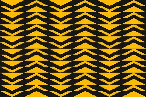 Triangle Design Yellow Geometric Pattern Background Stock Illustration