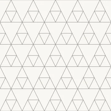 Triangle diamond seamless pattern in line design. triangle diamond geometric Stock Illustration